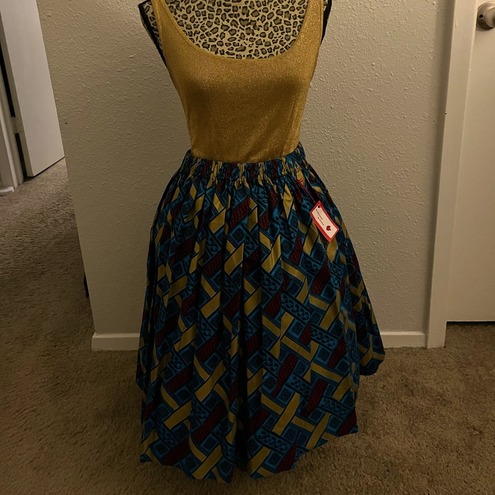 Authentic African Mud-cloth skirt.